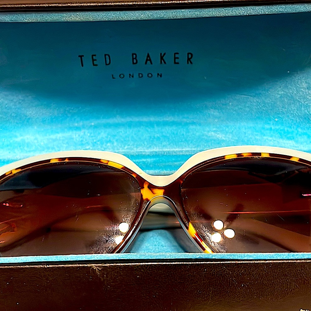 Ted baker sunglasses blue and tortoise